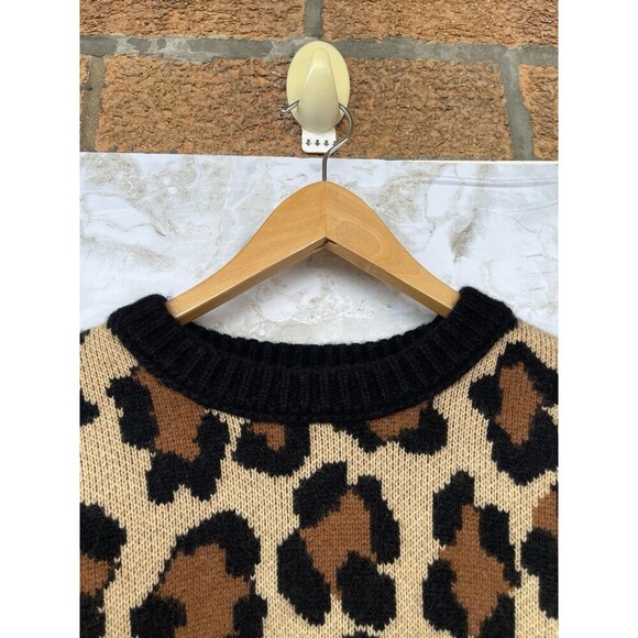 MICHAEL KORS COLLECTION
Leopard Jacquard Cashmere Sweater  medium - Picture 6 of 12